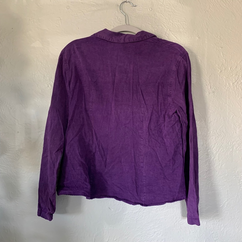 purple button-up - Picture 4 of 8